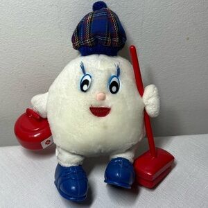 Vintage plush toy "Scottie’s Little Softie," mascot Scotties Curling. 6.5”